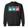 Coffee Books And Saint Bernard Dog Men Women Kids Sweatshirt
