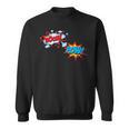 Comic Book POW Shirt BOOM Retro Superhero Costume Sweatshirt