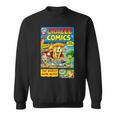 Comic Reader Comic Book Merch Vintage Reading Comic Books Sweatshirt