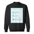 Computer Geek Peace Love Reading Cool Book Lover Bookworm Sweatshirt