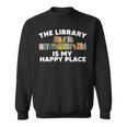 Cool Library Art For Men Women Bookworm Librarian Book Lover Sweatshirt