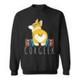Corgi Corgeek Book Nerd Geek Dog Shirt T-Shirt Sweatshirt