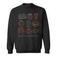 Cozy Bookish Fall Vibes Pumpkin Latte Books Autumn Reading Sweatshirt