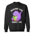 Cure Dragons Love Books Too Sweatshirt