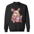 Cute Armadillo With Book I Armadillo Sweatshirt