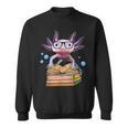 Cute Axolotl Read Book Shirt Kids Boy Girl Salamander Sweatshirt Cute Axolotl Read Book Shirt Kids Boy Girl Salamander Sweatshirt