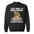 Cute Bearded Dragon For Men Women Zoology Reptile Book Lover Sweatshirt
