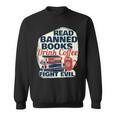 Cute Bookworm Tees Read Banned Books Drink Coffee Small -Adults Sweatshirt