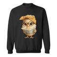 Cute Chick Reading Book Bandana Sweatshirt