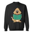 Cute Dog Reading A Human Training Book Dog Sweatshirt