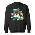 Cute Hedgehog Reading A Book Nerd Readers Sweatshirt Cute Hedgehog Reading A Book Nerd Readers Sweatshirt