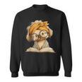 Cute Puppy Reading Dog Book Lover Animal Graphic Small Open Sweatshirt Cute Puppy Reading Dog Book Lover Animal Graphic Small Open Sweatshirt