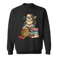 Cute Reading Chicken With Glasses Books Bookworm Reader Sweatshirt Cute Reading Chicken With Glasses Books Bookworm Reader Sweatshirt