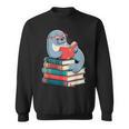Cute Reading Seal On Books Book Lover Sweatshirt Cute Reading Seal On Books Book Lover Sweatshirt