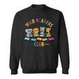 Cute Safari Animals Reading Books Reading Club Kids Literacy Sweatshirt