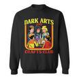 Dark Arts And Crafts Club Retro Witchy Book Cover Sweatshirt