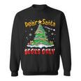 Dear Santa Books Only Christmas Tree Book Lovers Librarian Sweatshirt Dear Santa Books Only Christmas Tree Book Lovers Librarian Sweatshirt