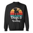 Dogs And Reading Books Sweatshirt Dogs And Reading Books Sweatshirt