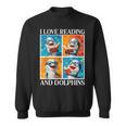 Dolphin Love Reading And Dolphins Child Book Lover Sweatshirt Dolphin Love Reading And Dolphins Child Book Lover Sweatshirt