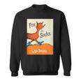 Dr Seuss Fox In Socks Book Cover Sweatshirt
