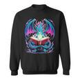 Dragon Reading Book Lover Sweatshirt