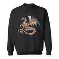 Dragon Silhouette Books Librarian Bookworm Women Men Kids Sweatshirt