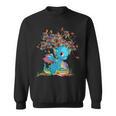 Dragon With Tree Books Cute Dragon Read Books Sweatshirt Dragon With Tree Books Cute Dragon Read Books Sweatshirt