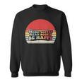 Drink Coffee Read Books Be Happy Retro Vintage Sunset Sweatshirt