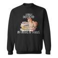 Easily Distracted By Books And Horses Sweatshirt