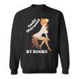 Easily-Distracted By Books Pin-Up Girl Sexy Anime Retro Art Sweatshirt
