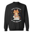 Easily Distracted By Cats And Books Shirts Book Lover Sweatshirt