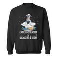 Easily Distracted By Dalmatian And Books Dog & Book Lover For Men Women Kids Sweatshirt Easily Distracted By Dalmatian And Books Dog & Book Lover For Men Women Kids Sweatshirt