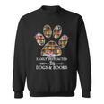 Easily Distracted By Dogs And Books Tshirt Sweatshirt