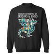 Easily Distracted By Dragons Books Bookworm Sweatshirt
