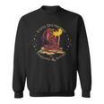 Easily Distracted By Dragons And Books Nerd Red Dragon Sweatshirt