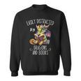 Easily Distracted By Dragons And Books Reading & Fantasy Sweatshirt Easily Distracted By Dragons And Books Reading & Fantasy Sweatshirt
