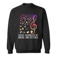 Easily Distracted By Music And Books For Book Lovers Sweatshirt