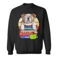 English Bulldog Back To School Book Worm Dog Sweatshirt