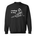 English German French Language For Teachers Reading Is Sexy Retro Book Small Classic Fit Crew Neck Short Sleeve Casual T-Shirt Sweatshirt