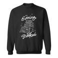 My Evening Is All Booked Cute Witch Book Lover Halloween Sweatshirt