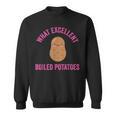What Excellent Boiled Potatoes Literature Book Kawaii Potato Sweatshirt