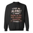 Falling In Love With Fictional Characters Book Movie Lover Sweatshirt