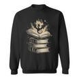 Fantasy Dragon & Books Magical Reader Sweatshirt