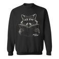 Feral But Literate Raccoon Reading Book Library Animal Meme Sweatshirt Feral But Literate Raccoon Reading Book Library Animal Meme Sweatshirt