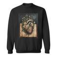 Floral Anatomical Heart Dark Academia Vintage Gothic Book Sweatshirt Floral Anatomical Heart Dark Academia Vintage Gothic Book Sweatshirt