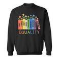 Floral Book Equality Human Rights Social Justice Peace Love Sweatshirt Floral Book Equality Human Rights Social Justice Peace Love Sweatshirt