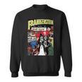 Frankenstein Halloween Horror Vintage Comic Book Retro Sweatshirt