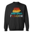 Freadom Read Banned Books Reader Bookworm Sweatshirt