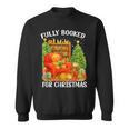 Fully Booked For Christmas Holiday Book Lover Santa Sweatshirt