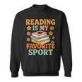 Fun Reading Is My Favorite Sport Book Lover Sweatshirt